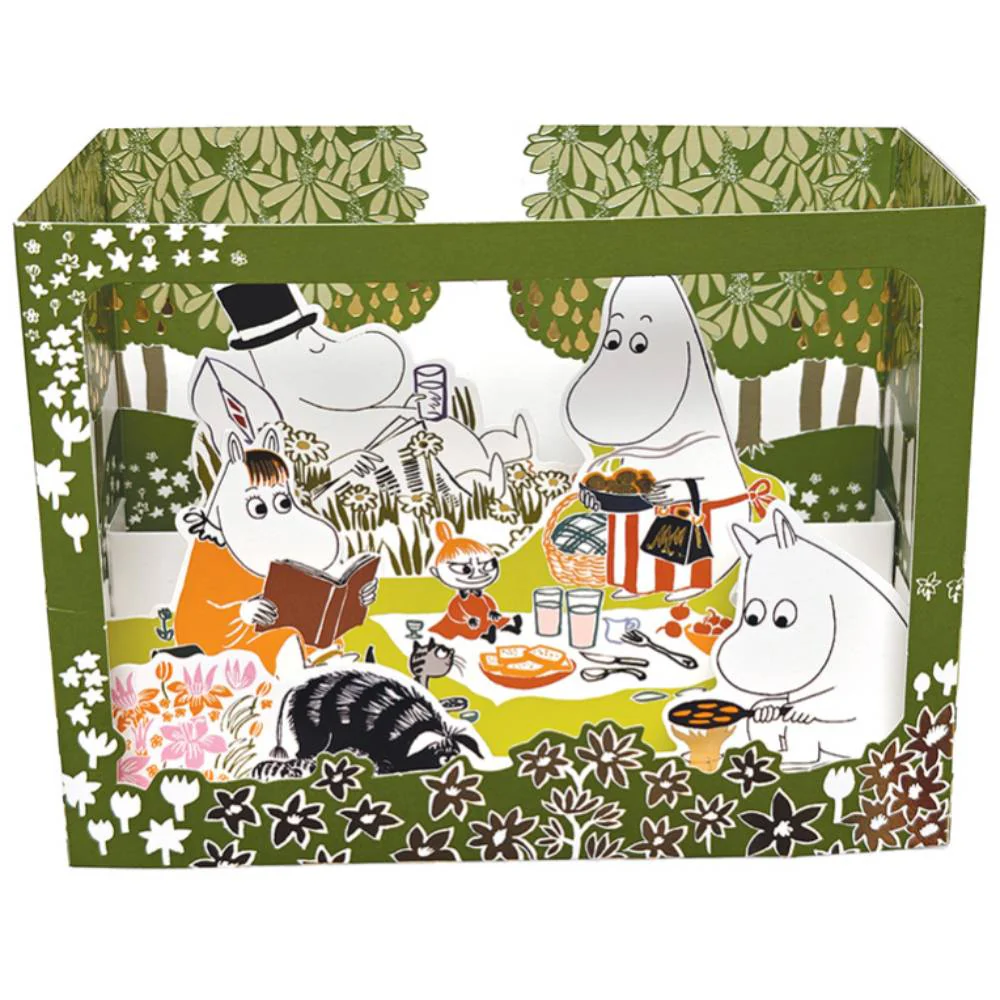 Moomin Picnic 3D Theatre Card